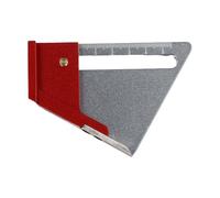 Bloc d'installation de routeur en alliage d'aluminium et jauge de scie de table - Outil de marquage pour le travail du bois, règle de mesure de pliage central, 3,39 x 0,98 x 3,86 I (noir)