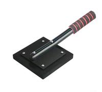 Bloc d'installation de sol en caoutchouc | Bloc de taraudage pour carrelage, bois, planches de vinyle | Construction durable en caoutchouc et en fer avec ergon (A)