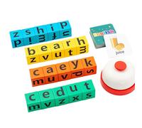 Bloc d'orthographe - Puzzle alphabet - Jeu de correspondance éducative - Blocs de reconnaissance des lettres d'apprentissage - Multijoueur interactif pour enfants à l'école maternelle à la maison