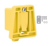 Bloc du Porte-Avant-Garde du vélo, Adaptateur Avant en Fibre de Verre renforcé PA66 PA66 Adaptateur Avant BACKET Place Plie CYCLIN (Jaune)