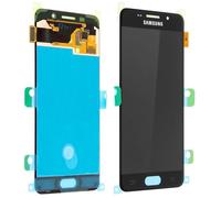 Clappio Bloc complet Noir Tactile plus LCD pour Galaxy A3 2016 Noir