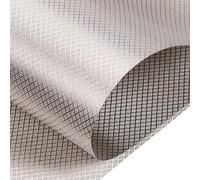 Bloc EMF RFID EMI RF Blindage Conductif Terre Cuivre Nickel Tissu EMF RFID Électrosmog Blindage Protection Rayonnements Sacs à Cartes Micro-ondes Produits Électroniques, Argent-3m