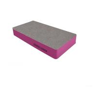 Bloc éponge de polissage double face pour meulage fin et ponçage, brique abrasive 100 x 50 x 14 mm avec brique abrasive intégrée pour restauration des ongles en métal et verre (grain 1000)