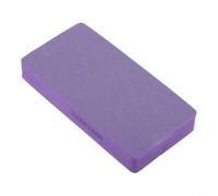 Bloc éponge de polissage double face pour meulage fin et ponçage, brique abrasive 100 x 50 x 14 mm avec brique abrasive intégrée pour restauration des ongles en métal et verre (grain 3000)