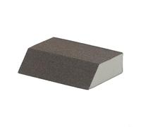 Bloc éponge de ponçage abrasif grain 60240 pour polissage et meulage à sec et humide, tampon de papier abrasif adapté pour les murs, le carrelage, le bois, le métal, les surfaces en plastique (grain