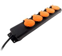 Bloc Étanche Ip44 5 Prises 16A 2P+T Avec Clapets - Câble Ho5Rrf 3G1 De 1,5M