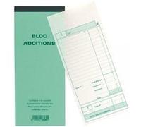 Exacompta Bloc addition autocopiant 9,1 x 22,5 cm 50 feuillets Dupli G