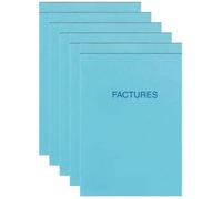 Bloc FACTURES - Elve - 2152-5 - 100 x 155 mm - Lot de 5 - 50 Feuillets Dupli