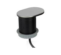 Otio – Bloc Gliss encastrable 16A avec USB A+C INOX