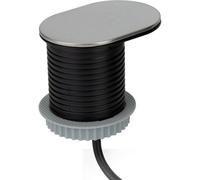 Bloc Gliss encastrable 16A + USB C Inox - Otio