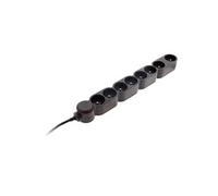 - Bloc Home 8 prises 16A 2P+T câble 1,5m - Noir