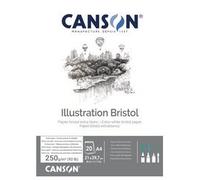Bloc Illustration Bristol, A4, 250 g/m2, blanc