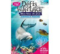 Fleurus – Bloc jeux – Défis Nature (avec stickers) – Animaux marins
