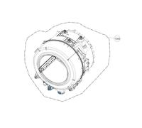 Bloc laveur d'origine Machine à laver, Lave-linge 2443704800 BEKO