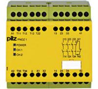 Bloc logique de sécurité PNOZ 1 230-240VAC 3n/o 1n/c PILZ 3 NO (T), 1 NF (R) (l x H x P) 90 x 87 x 121 mm 1 pc(s)