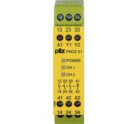 Bloc logique de sécurité PNOZ X1 24VAC/DC 3n/o 1n/c PILZ 3 NO (T), 1 NF (R) (l x H x P) 22.5 x 87 x 121 mm 1 pc(s)