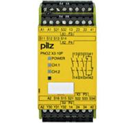 Bloc logique de sécurité PNOZ X3.10P 24VACDC 3n/o 1n/c 1so PILZ 3 NO (T), 1 NF (R) (l x H x P) 45 x 94 x 121 mm 1 pc(s)
