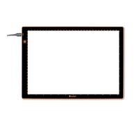 Bloc lumineux à 3 blocs lumineux (A2+), intensité variable avec fonction mémoire, parfait pour le traçage, les croquis, le scrapbooking et d'autres projets d'artisanat, 45,7 x 69,1 cm, noir