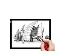 Bloc lumineux LED pour dessin et traçage avec protection des yeux, luminosité variable à trois niveaux, boîte à lumière portable ultra fine pour illustrations, croquis, animation, calligraphie et