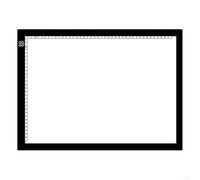 Bloc lumineux pour tableau de traçage LED A4 à trois niveaux à intensité variable pour dessin, peinture, calligraphie, copie, table de copie, protection des yeux (A5)