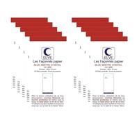 Bloc Maitre D hotel - ELVE - 75x150mm - 50 Feuillets Autocopiant - Fabrication Française