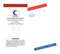 Bloc Maître d'Hôtel, 85 x 165 mm, 50 feuillets dupli