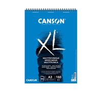 Bloc - Multi Techniques - A3 - Spirale - 30 Feuilles - 160g - Grain Léger - Canson Xl