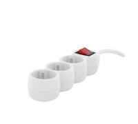 Bloc multiprise 3x16A - 1,5 m - Blanc avec Interrupteur