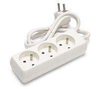 Bloc multiprise 3x16A, 1m H05VV-F 3G1.0 mm² - CE & NF - VELAMP - MULTIP-FR-3