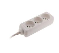 Bloc 3 Prises 16A 2P+T - Blanc - Zenitech