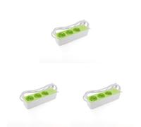 Bloc multiprise 3x16A 3G1mm² - 1.5m - Rouge ou Vert - Chacon (Vert) (Lot de 3)