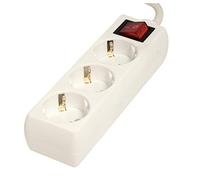 Bloc multiprise 3x16A avec interrupteur - 3m - Blanc (SCH)