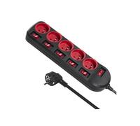 Maclean Barrette multiprise MCE204 – 5 prises 1,5 m, interrupteur, protection enfant, 2500W FR