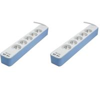 Bloc multiprise 5x16A USB C - Bleu - Chacon (Lot de 2)