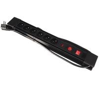 Bloc Multiprise - 6 Prises - Avec Protection Contre Les Surcharges Et La Foudre - Terre Française