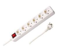 LEDKIA LIGHTING Bloc Multiprise 6 Prises Type F Schuko EU 3m Blanc