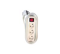 Chacon Bloc Multiprise Avec Interrupteur 3 Prises 16A 1,5M Blanc - Cha48014 Blanc G