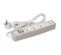 Bloc Multiprise Avec Interrupteur 3 Prises 2 Ports Usb Gris/Blanc - Terre Française