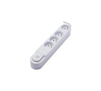 Bloc multiprise avec interrupteur Chacon 48850 x4 blanc