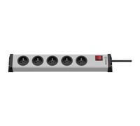 Bloc multiprise avec interrupteur Ehmann 0201x02052303 gris fiche FR 1 pc(s)