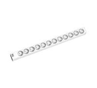 Bloc multiprise - BACHMANN - 19 Space Zero-U - Aluminium - 12 prises - 16 A