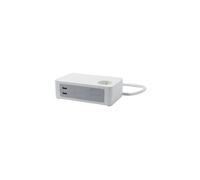 Chacon 49722 Bloc bureau 3 x 16 A + 2 x USB 0,5 m Blanc