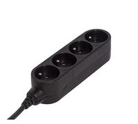 Bloc multiprise Design 4x16A 1,5m - Noir - Chacon
