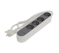 Bloc multiprise Design 4x16A 3m - gris - Chacon