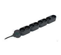 Bloc multiprise écoresponsable 8 prises 2P+T Home Green - Noir - Zenitech