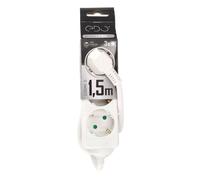 Bloc Multiprise - EDO - LOGAN S - 3 prises Type F - Câble 1,5m - Protection enfants