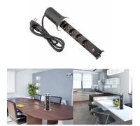 Bloc multiprise escamotable 4 prises + 2 chargeurs USB