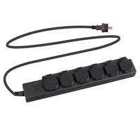 Bloc Multiprise Extérieur Jardin Etanche 6 Prises Rallonge IP44 Longeur 1,5m