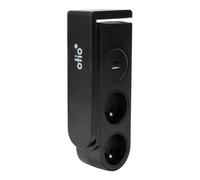 Otio - Bloc multiprise Gekko clipsable - 2 Prises + 2 Ports USB - Noir