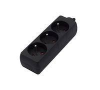 Bloc multiprise sans Cordon 3x16A - Noir - Chacon